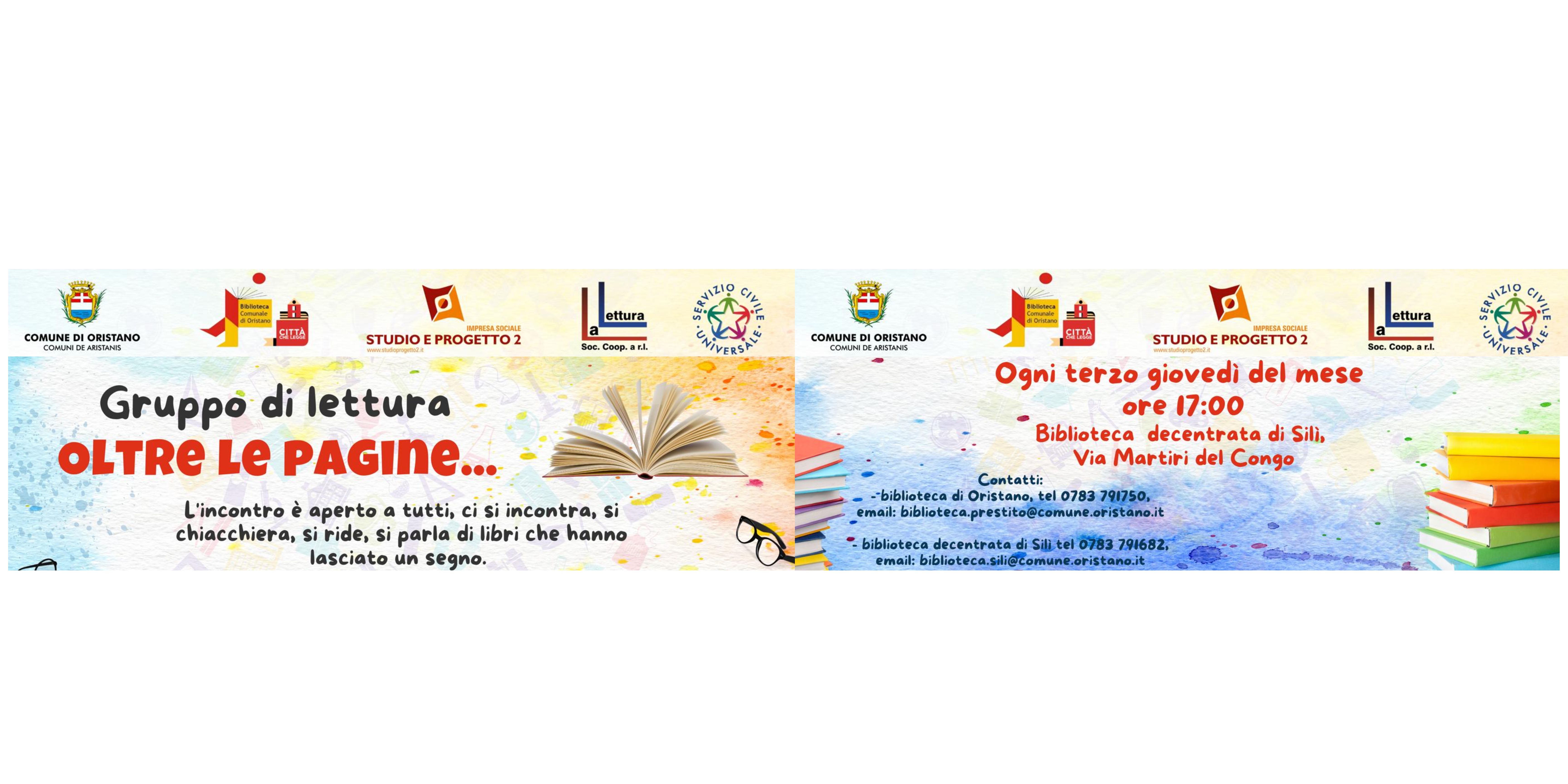 Visualizza la notizia: Gruppo di lettura "Oltre le pagine..."