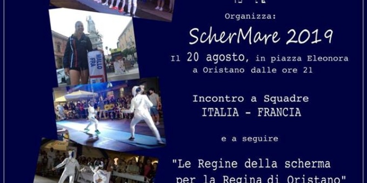 Schermare 2019 - In piazza Eleonora Italia-Francia