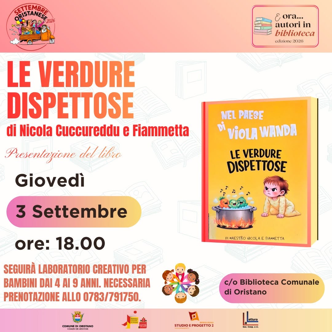 Visualizza la notizia: "E ora...autori in biblioteca" Settembre Oristanese