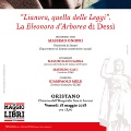 Visualizza la notizia: Lianora, quella delle leggi. La Eleonora d'Arborea di Dessì. Incontro con Massimo Onofri